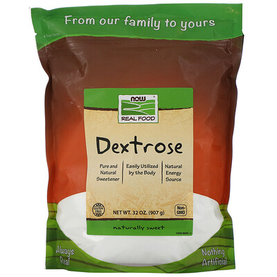 Now Foods Real Food, Dextrose, 32 oz (907 g)