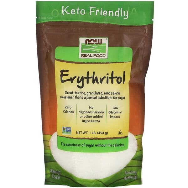 Now Foods, Real Food, Erythritol, 1 lb (454 g)