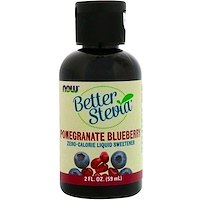 Стевия (Better Stevia), жидкий сахарозаменитель, гранат и черника, 2 жидких унции (60 мл) - изображение