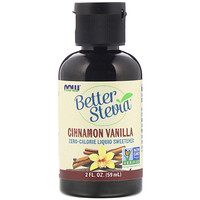 Better Stevia, жидкий подсластитель, корица и ваниль, 2 жидкие унции (60 мл) - изображение
