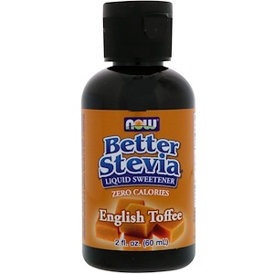Купить Now Foods, Жидкий подсластитель Better Stevia со вкусом английского ириса, 2 жидкие унции (60 мл)  на IHerb