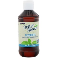 Now Foods Better Stevia Zero Calorie Liquid Sweetener Glycerite