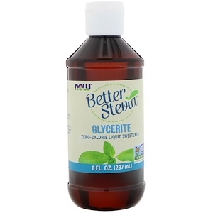 Now Foods, Better Stevia Liquid Sweetener, Glycerite, 8 fl oz (237 ml)