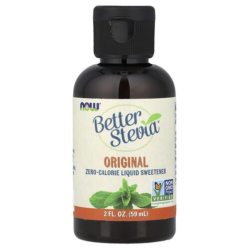 NOW Foods, Better Stevia®, Zero-Calorie Liquid Sweetener, Original, 2 fl oz (59 ml)