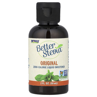 NOW Foods, Better Stevia®, Zero-Calorie Liquid Sweetener, Original, 2 fl oz (59 ml)