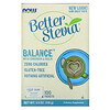 Now Foods, Better Stevia, Balance, Avec chrome et inuline, 100 sachets, 1,1 g par unité