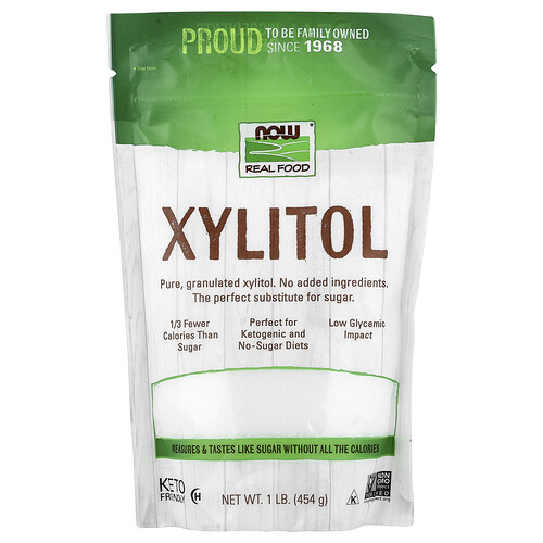 NOW Foods, Wahre Lebensmittel, Xylitol, 1 lb (454 g)