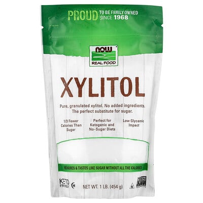 NOW Foods, Real Food, Xilitol, 454 g (1 lb)