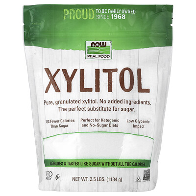 NOW Foods, Real Food, Xilitol, 1134 g (2,5 lb)