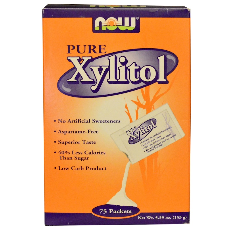 Now Foods, Pure Xylitol, 75 Packets, 5.39 oz (153 g) iHerb