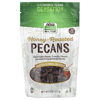 NOW Foods, Real Food, Honey Roasted Pecans, 8 oz (227 g)