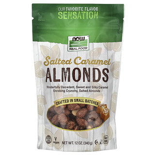 NOW Foods, Almendras, Caramelo salado, 340 g (12 oz)