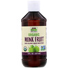 Now Foods, Real Food, fruta del monje orgánica, endulzante líquido sin calorías, 237 ml (8 oz. líq.)