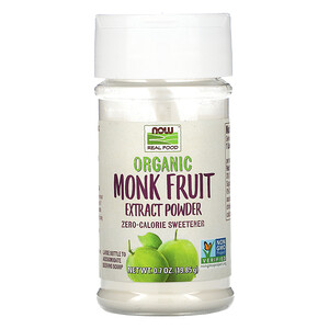 Отзывы о Now Foods, Organic Monk Fruit Extract Powder, 0.7 oz (19.85 g)