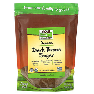 Отзывы о Now Foods, Real Foods, Organic Dark Brown Sugar, 16 oz (454 g)
