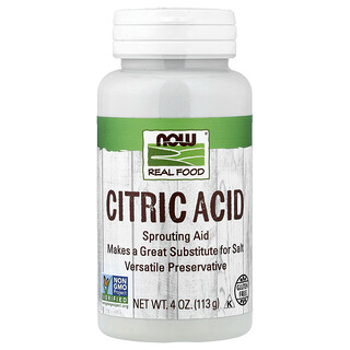 NOW Foods, Citric Acid, 4 oz (113 g)