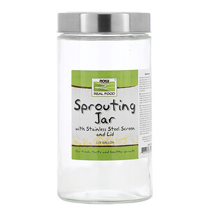 Now Foods, Sprouting Jar, 1/2 Gallon отзывы покупателей