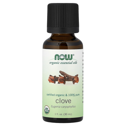 Now Foods Organic Essential Oils, Clove, 1 fl oz (30 ml)