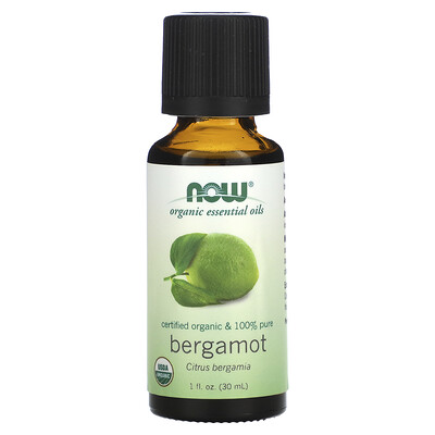 

NOW Foods Organic Essential Oils Bergamot 1 fl oz (30 ml)