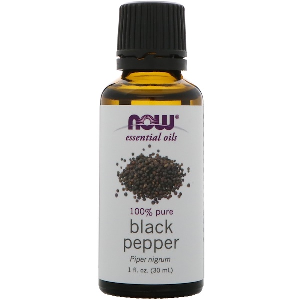 Now Foods, Essential Oils, Black Pepper Oil, 1 fl oz (30 ml) iHerb
