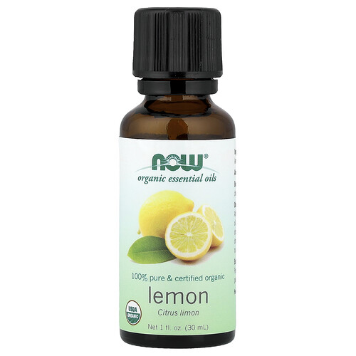 Now Foods Organic Essential Oils, Lemon, 1 fl oz (30 ml)