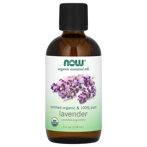 NOW Foods, Ekologiska eteriska oljor, lavendel, 4 fl oz (118 ml)
