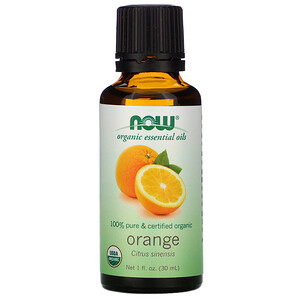 Отзывы о Now Foods, Organic Essential Oils, Orange, 1 fl oz (30 ml)