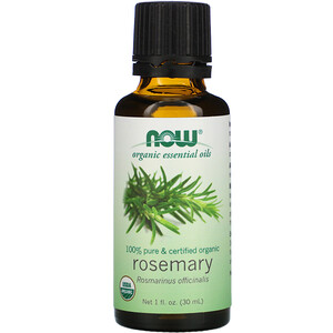 Now Foods, Organic Essential Oils, Rosemary, 1 fl oz (30 ml) отзывы покупателей