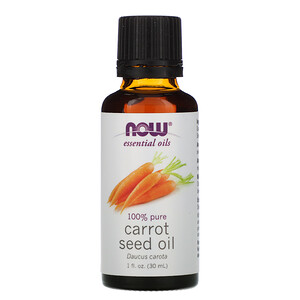 Now Foods, Essential Oils, Carrot Seed Oil, 1 fl. oz. (30 ml) отзывы