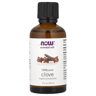 NOW Foods, Essentiële oliën, kruidnagel, 59 ml