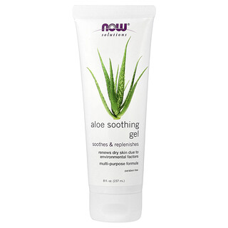 NOW Foods, Solutions 系列舒缓芦荟胶，8 液量盎司（237 毫升）