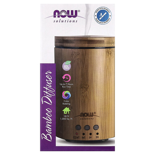 Now Foods Solutions, Bamboo Diffuser, 1 Diffuser