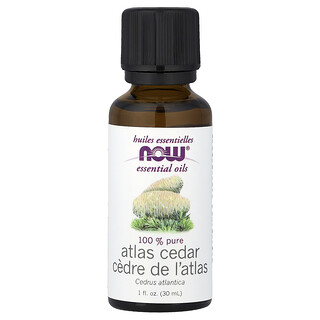 NOW Foods, Aceites esenciales, Cedro del Atlas, 30 ml (1 oz. Líq.)