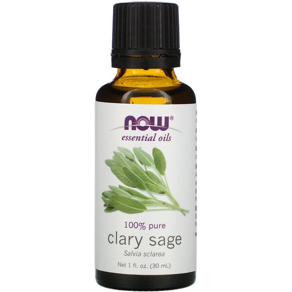 Now Foods, Essential Oils, Clary Sage, 1 fl oz (30 ml) - iHerb