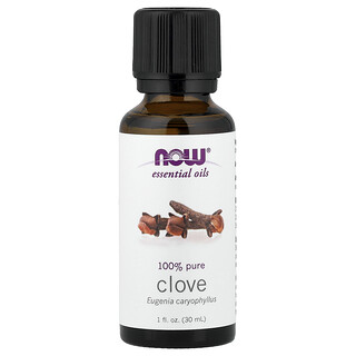 NOW Foods, Aceites esenciales, Clavo, 30 ml (1 oz. Líq.)
