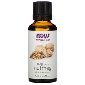 Now Foods, Essential Oils, Nutmeg, 1 fl oz (30 ml) отзывы покупателей