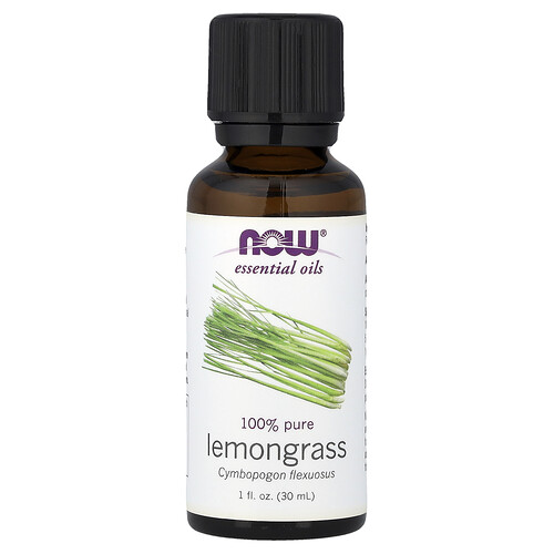 NOW Foods, Essential Oils, Lemongrass, 1 fl oz (30 ml)