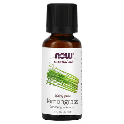 

NOW Foods Essential Oils Lemongrass 1 fl oz (30 ml)