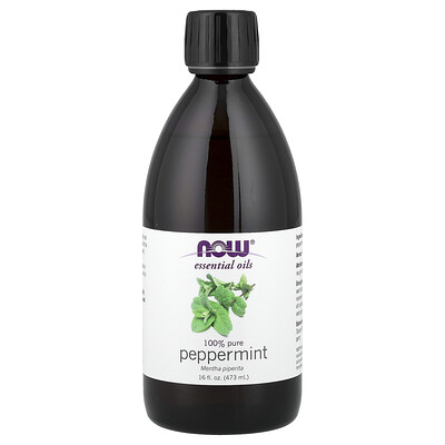 NOW Foods, Aceites esenciales, Menta, 473 ml (16 oz. líq.)