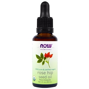 Отзывы о Now Foods, Solutions, Certified Organic Rose Hip Seed Oil, 1 fl oz (30 ml)