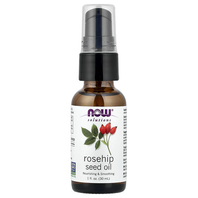 NOW Foods, Solutions, Aceite de semilla de rosa mosqueta, 30 ml (1 oz. líq.)