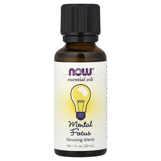 NOW Foods, Etherische oliën, Mental Focus, 1 fl oz (30 ml)