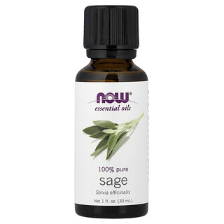 NOW Foods, Eteriska oljor, salvia, 30 ml