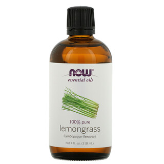 Now Foods, Essential Oils, Lemongrass, 4 fl oz (118 ml)