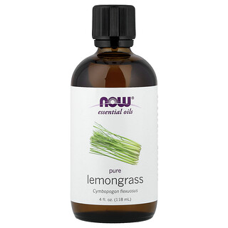 NOW Foods, 에센셜 오일, 레몬그라스, 118ml(4fl oz)
