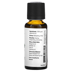Now Foods Spearmint Öl – 1 Unze (30 Ml) Naturreines ätherisches Öl