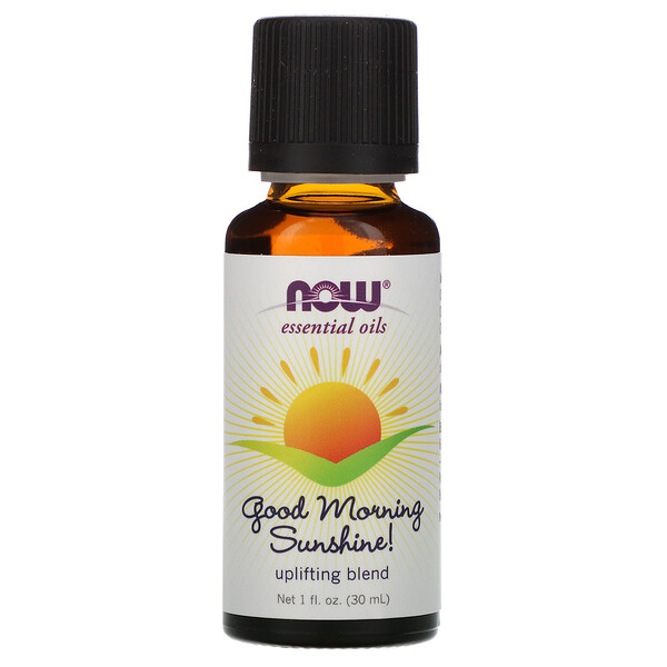 Now Foods‏, Essential Oils, Good Morning Sunshine, Uplifting Blend, 1 fl oz (30 ml)