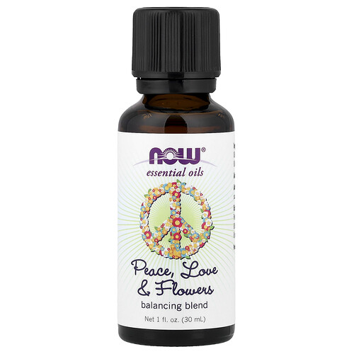 Now Foods Essential Oils, Peace, Love & Flowers, 1 fl. oz (30 ml)
