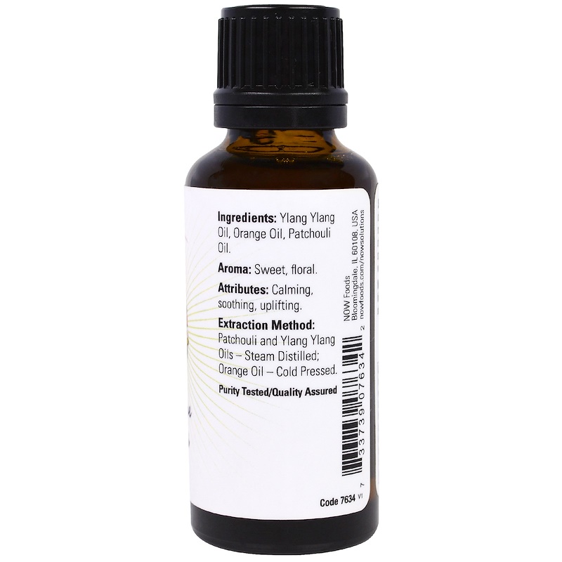 Now Foods, Essential Oils, Peace, Love & Flowers, Balancing Blend, 1 fl