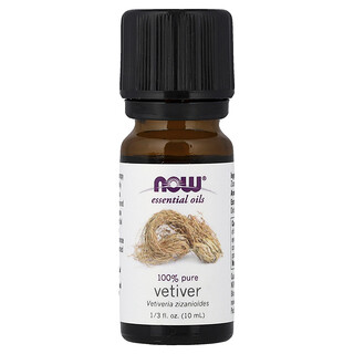 NOW Foods, Essential Oils, Vetiver, 1/3 fl oz (10 ml)